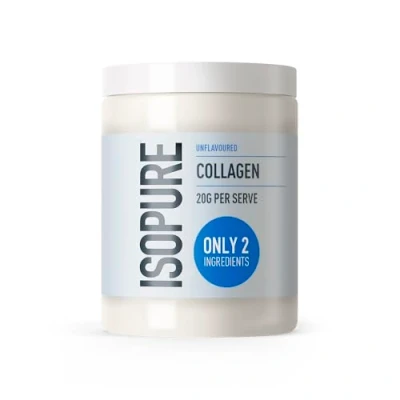 Image of Isopure Collagen Powder Unflavoured with Vitamin C for Skin &amp; Joint Support 20 g per Serve, Sugar Free, No Artificial Flavours or Sweeteners 300