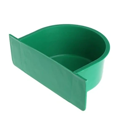 Image of Cage Feeder Cups Hanging Chicken Water Cup Parrots Feed Bowls For Pigeons Plastics Feeding Dish Bowl
