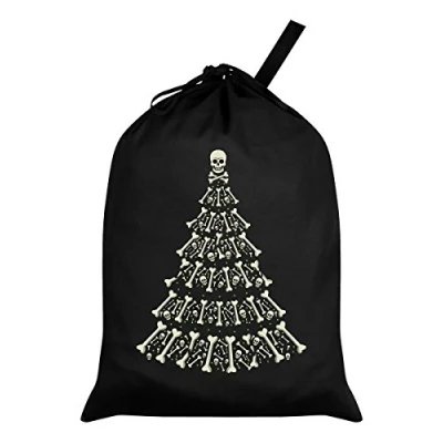 Image of Grindstore Alternative Xmas Santa Sack Black 46 x 60cm