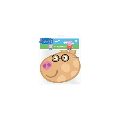 Image of Star Cutouts Ltd SM108 Official Peppa Pig Party 1 X Cardboard Full Face and Fancy Dress Mask Includes Tabs Elastic Pedro Pony