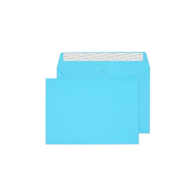 Image of Blake Creative Colour C5 162 x 229 mm 120 gsm Peel &amp; Seal Wallet Envelopes (309) Cocktail Blue Pack of 500