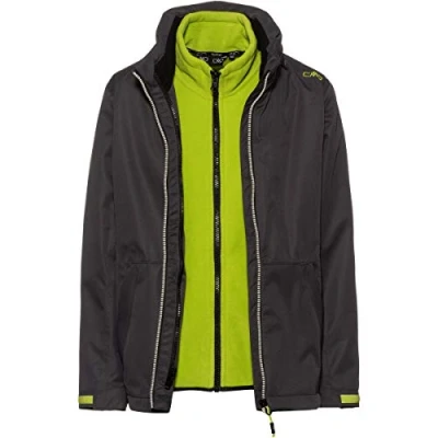 Image of CMP Unisex Children&#039;s 3 in 1 Twill Jacket with Removable Hood