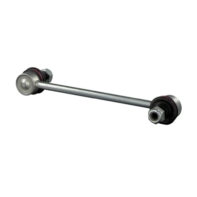 Image of 4663059J00, 4663059J00000 Anti roll bar link FEBI BILSTEIN 42272 Rear Axle Left, Right 187mm M10 x 1,25 with nuts Steel silver