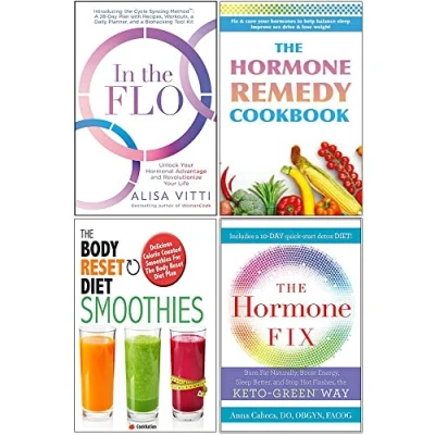 Image of In The Flo, Hormone Fix, Body Reset Diet Smoothies, Remedy Cookbook 4 Books Collection Set