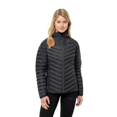 Image of Jack Wolfskin Women&#039;s Passamani Down Hoody W Jacket, Black, L