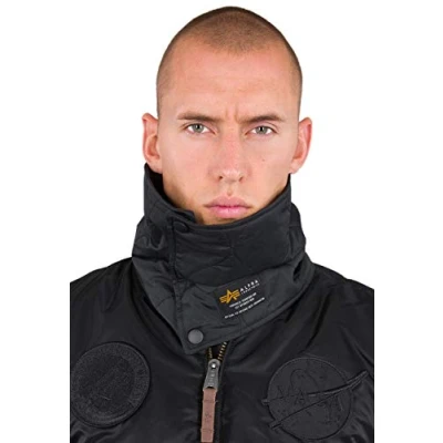 Image of Alpha Industries ALS Scarf Neck Gaiter, Black, One Size