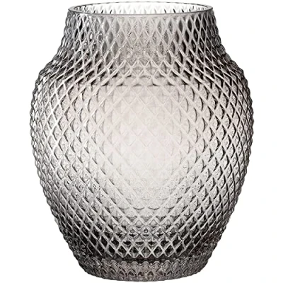 Image of LEONARDO HOME 18673 Poesia Vase 22.5 cm, Glass, Grey