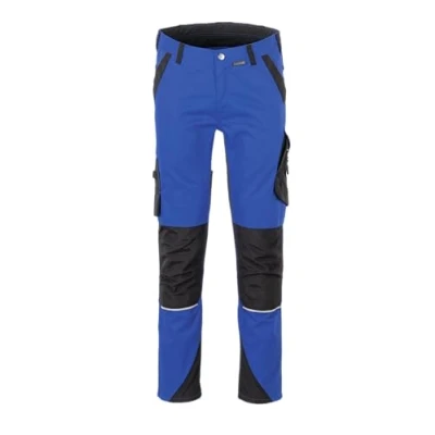 Image of Planam 6402025 Norit men&#039;s trousers, cornflower blue/black, size 25