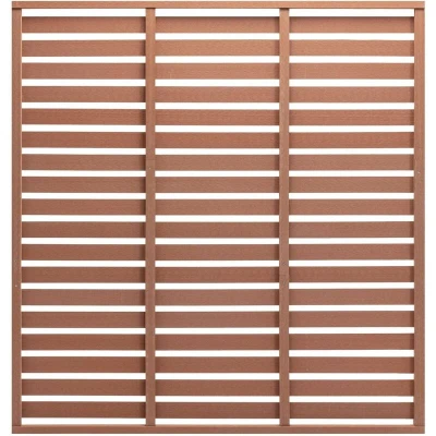 Image of vidaXL Fence Panel WPC 180x180 cm Brown