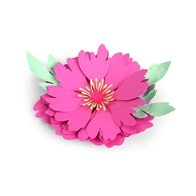 Image of Sizzix Thinlits Die Set 663593, Peony Flower by Courtney Chilson, 5 Pack, One Size, Paper, Multi Colour
