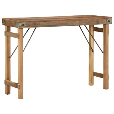 Image of vidaXL Console Table 110x35x76 cm Solid Wood Reclaimed