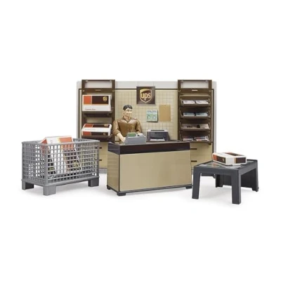 Image of Bruder bWorld UPS Parcel Shop
