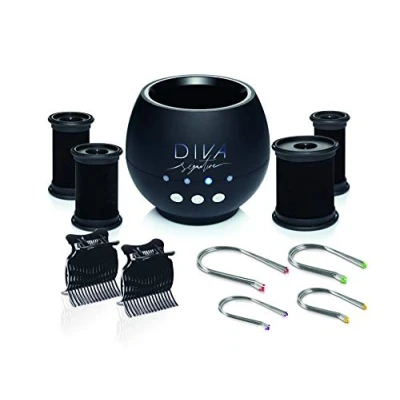 Image of Diva Signature POD Professional Rollers Set (1 Heating Base, 16 Rollers)