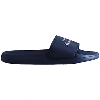 Image of Ben Sherman Margate Slip On Blue Synthetic Mens Flip Flops BS24301_Navy/White