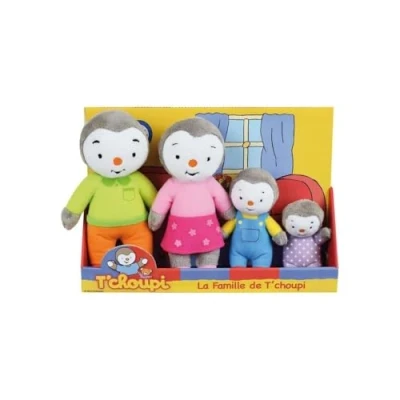 Image of Jemini T&#039;CHOUPI 024229 Plush Toy Set with 4 Toys +/ 19 cm
