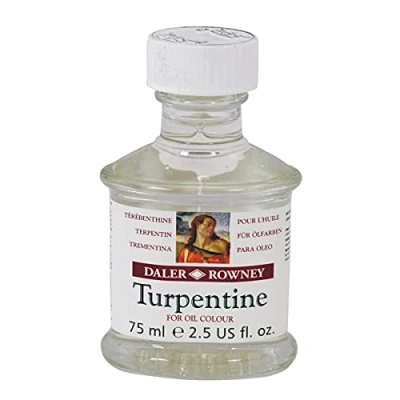 Image of Daler Rowney Georgian Oil Medium, Glass Jar, 10.14oz 300 ml, Turpentine