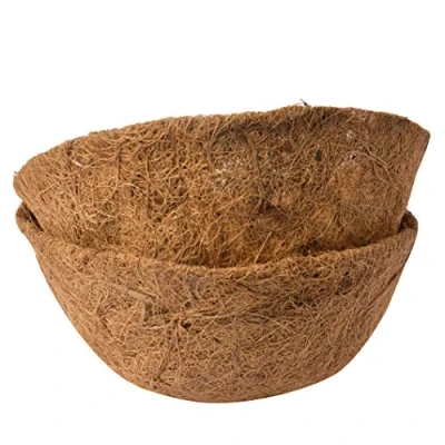 Image of TINGMEI 12 Inch Replacement Coco Liners for Hanging Basket(2 Pieces of Pack)