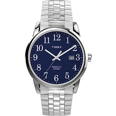 Image of Timex Easy Reader Men&#039;s 38mm Expansion Stainless Steel Bracelet Watch TW2W46300