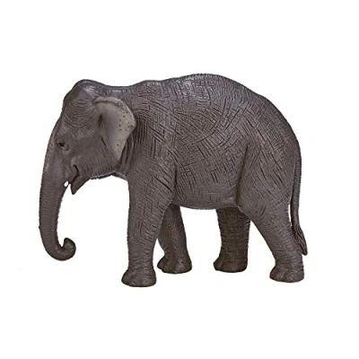 Image of MOJO Asian Elephant Realistic International Wildlife Hand Painted Toy Figurine