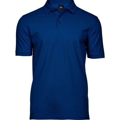Image of Mens luxury stretch polo shirt.