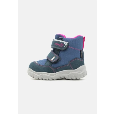 Image of Superfit HUSKY1 Winter boots for kids, Size: 3.5/4K, Blau/pink Imitation leather/ textile