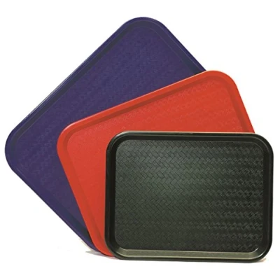 Image of Genware NEV CT1216 14 Tray Café, 12&quot; x 16&quot;, Blue