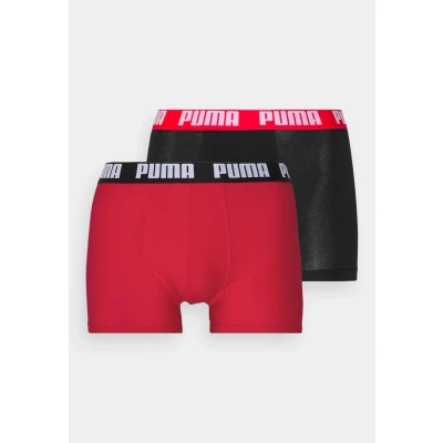 Image of Puma Basic 2 PACK Pants, Men&#039;s, Size: Small, red/black