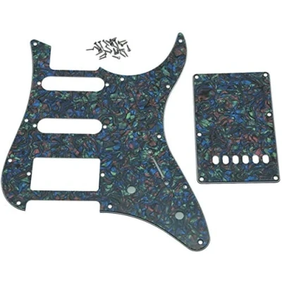 Image of Dopro Guitar HSS Pickguard and Tremolo Cover fits Yamaha PACIFICA Abalone Pearl