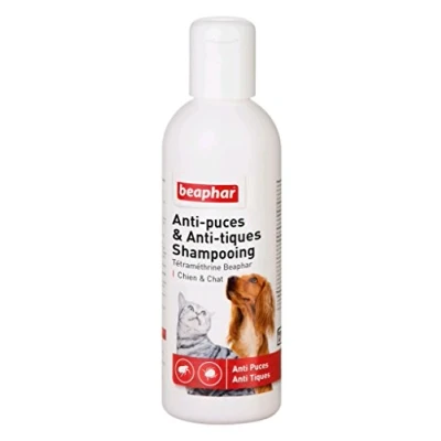 Image of Beaphar Tetramethrin Anti Parasitic Flea and Tick Dog/Cat Shampoo
