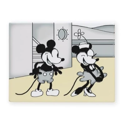Image of Art of Arora 2883 Steaming Ahead Together on Deck Ceramic Tile Picture Plaque Wall 15 x 20cm