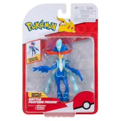 Image of Pokemon Action Figure, Quaquaval Battle Ready, 4 Inch