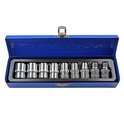 Image of US Pro 9 Pieces 1/2&quot;Dr Professional Star Socket Set E Torx External B3255