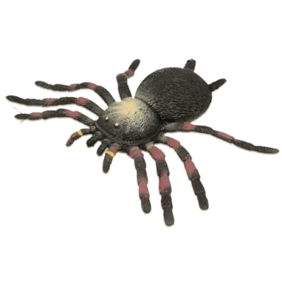 Image of Keycraft Fumfings Strechy Squishy Beanie Toys TARANTULA Creepy Crawlies Modeled on Nature Original Animal Living, Durable BPA Free, Washable ideal for science, school projects Kinetic Education