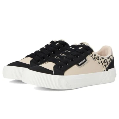 Image of Rocket Dog Women&#039;s Cheery Comfort Plush Foam Sneaker, Leon Leopard Black Natural, 4 UK
