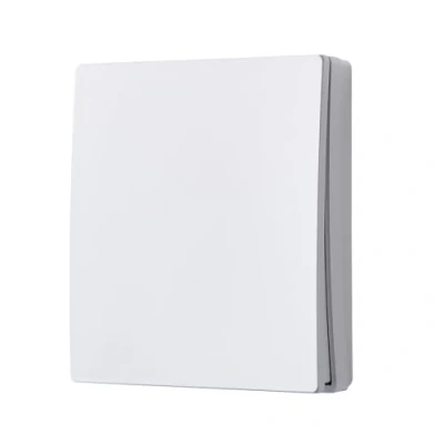 Image of Litecraft Kinetic Push Switch 1 Gang IP65 Rated Electrical Fitting Matte White