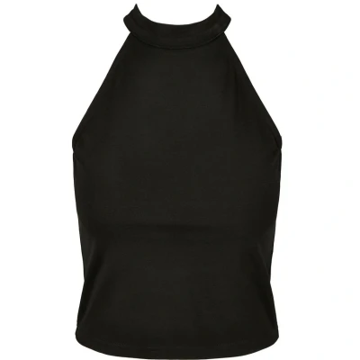 Image of Build Your Brand Women&#039;s By134 ladies Turtleneck Short Top T Shirt, Black, 5XL