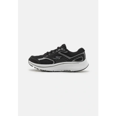 Image of Skechers GO RUN Consistent 2.0 Trainers, Women&#039;s, Size: 4.5, Black/white/metallic Leather and textile