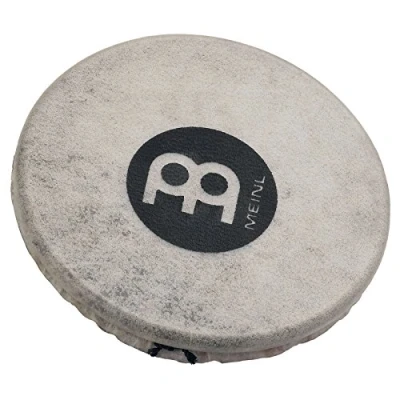 Image of Meinl Percussion Headed Spark Shaker Curved with Goat Skin for Adjustable Pitch Musical Instrument Steel, Black (SH18)