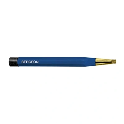 Image of Bergeon Hand Scratch Brush 2834 Pencil Shape Replaceable for Fine Cleaning Watch Cases, brass