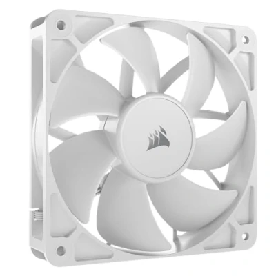 Image of Corsair RS120 120mm PWM Fan Daisy Chain Connection Low Noise Magnetic Dome Bearing Single Pack White