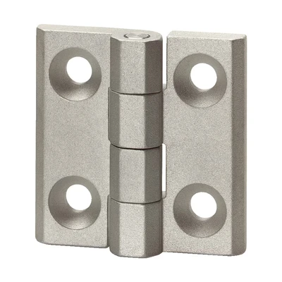 Image of Ganter GN237 ZD 30 A SR Hinge ; Zinc Die Cast; Silver
