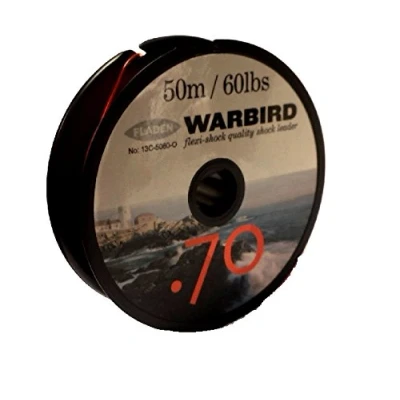 Image of Mono Shockleader Sea Fishing Line Ideal For Multiplier Reels/Beachcaster Rods (Orange 60lb)