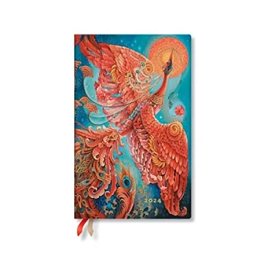 Image of Firebird (Birds of Happiness) Maxi 12 month Dayplanner 2024 (Bird
