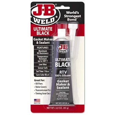 Image of J B Weld 32329 Ultimate Black RTV Silicone Gasket Maker and Sealant, 3. Fluid_Ounces