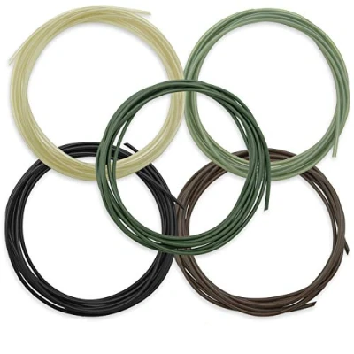 Image of Bank Tackle PVC Rig Tubing Anti Tangle Quick Sinking Carp Fishing Rigs Terminal (2m of each colour, 10 Meters)
