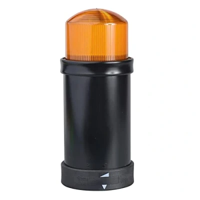 Image of Schneider Electric XVBC6B5 Lens Unit 24V Orange, Orange 24 Volt 5 Joule Strobe Ac/Dc, Part Number