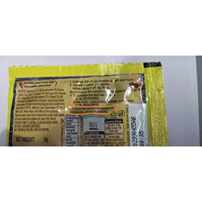 Image of 12 Sachet Maggi Masala a Magic the First Ever Fortified Taste Enhancer of Indian Food Seasonings 6g X = 72 Gm