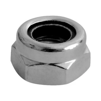 Image of Timco T Nylon Nut DIN 985 A2 SS M10 10 Pieces