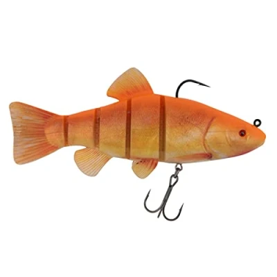 Image of Fox Rage Replicant Jointed Tench Swimbait Super Natural Golden 18cm