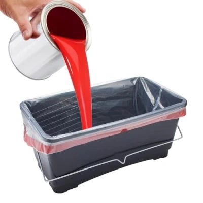 Image of ProDec 10 pcs 25 litre Recycled Plastic Paint Scuttle Liners for Quick, Mess Free, Water Free Colour Changes, No Hassle Easy Clean Up, Avoids Washing Paints Down Sinks, Compatible Scuttles